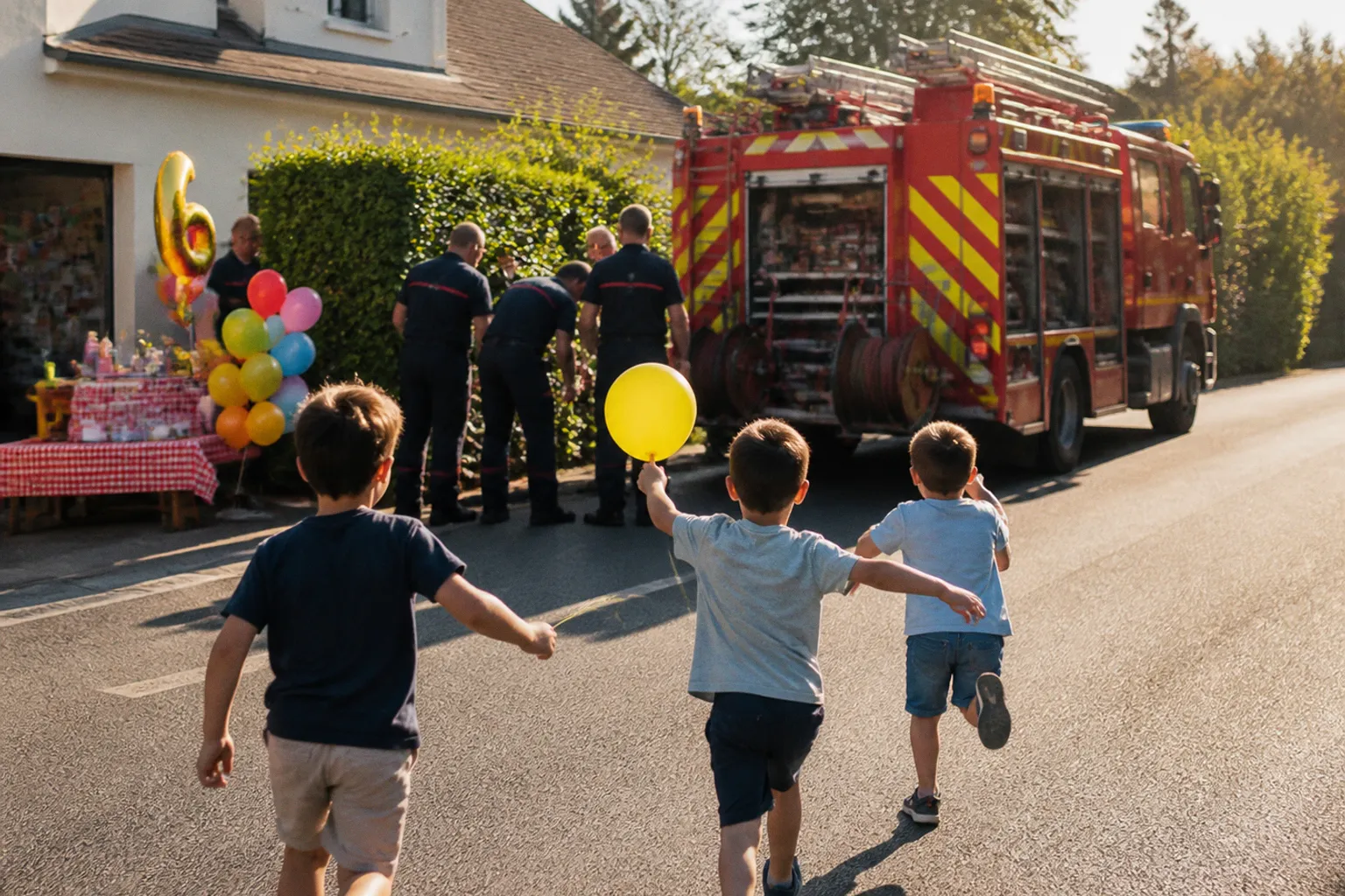 Anniversaire déserté : quand les pompiers sauvent la fête d'un enfant