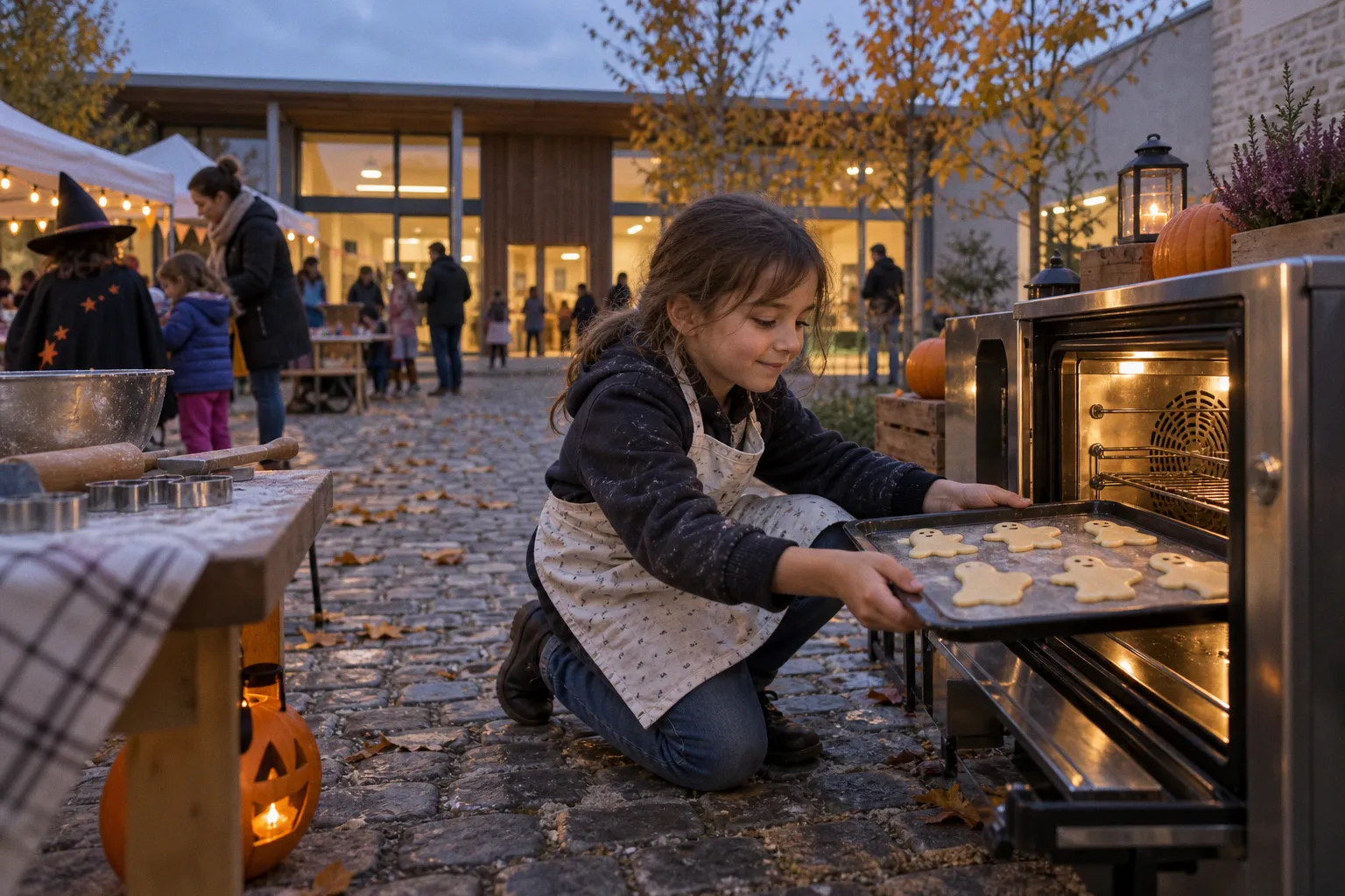 Organiser un atelier créatif de biscuits d'Halloween pour enfants