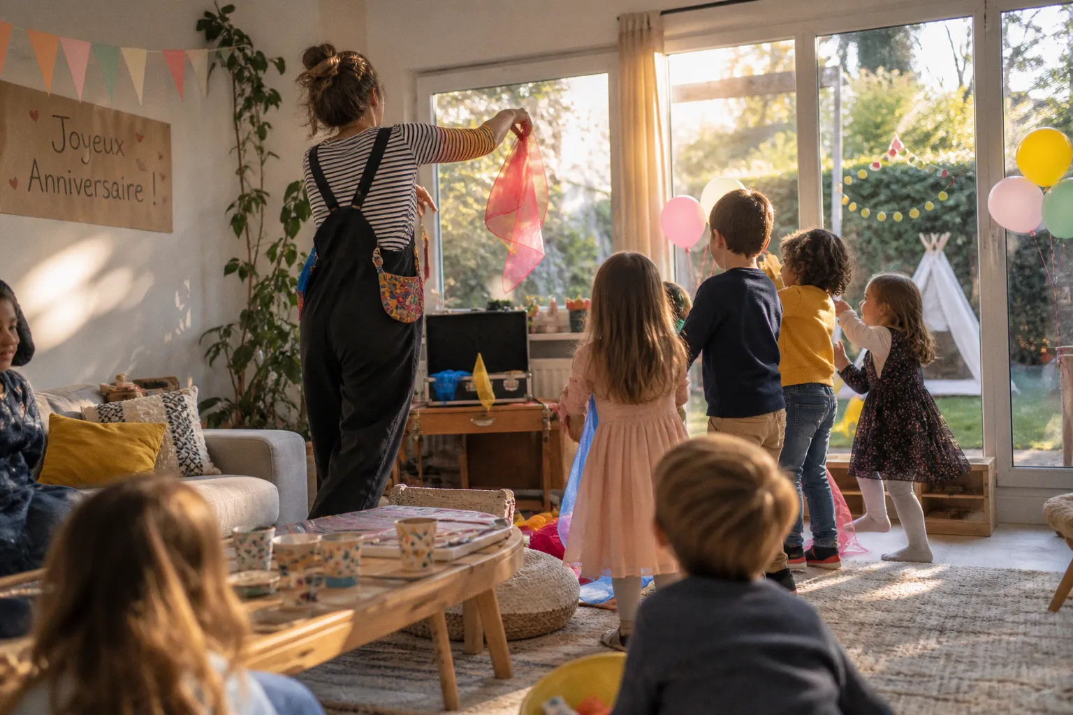 Réussir l'anniversaire de votre enfant à domicile : jeux et animations adaptés par âge