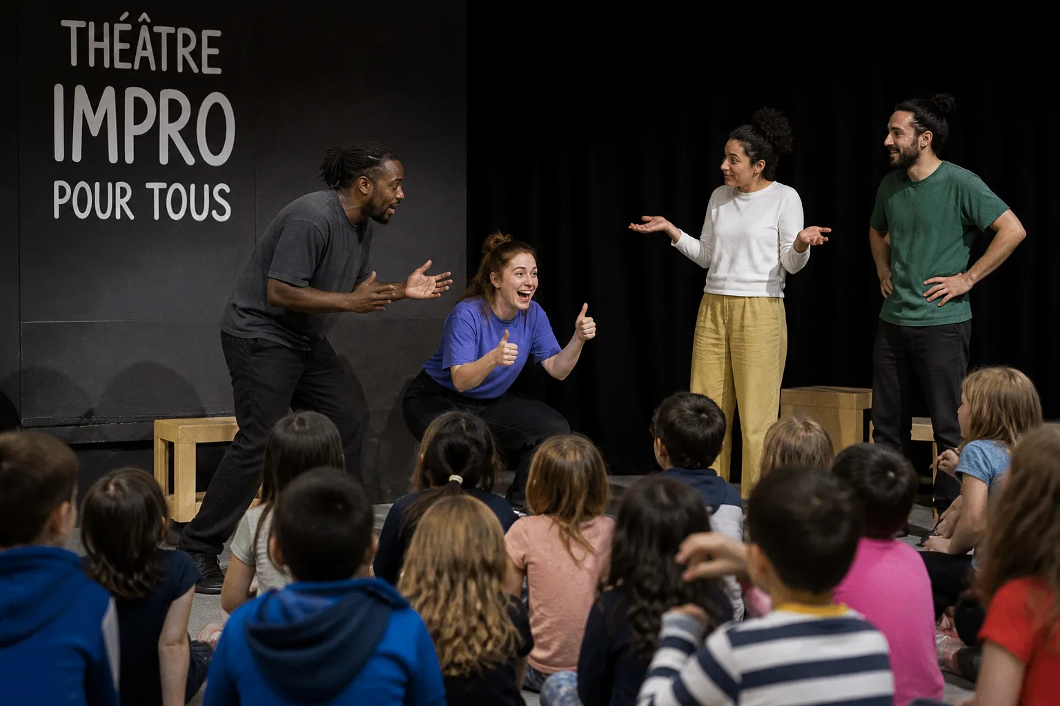 Spectacle d'improvisation pour enfants : comment choisir une troupe de qualité