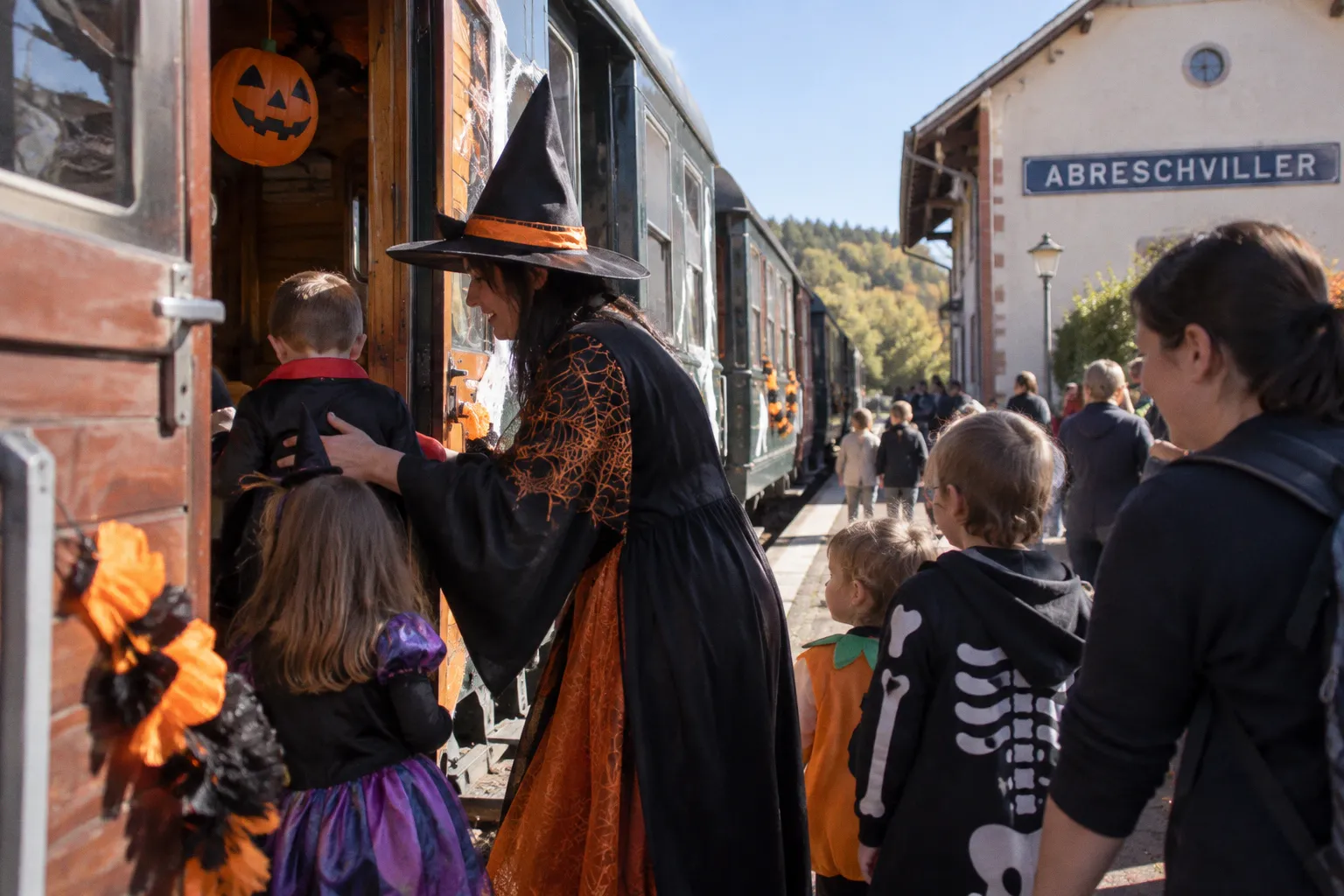 Train d'Halloween à Abreschviller : concevoir un spectacle immersif pour enfants