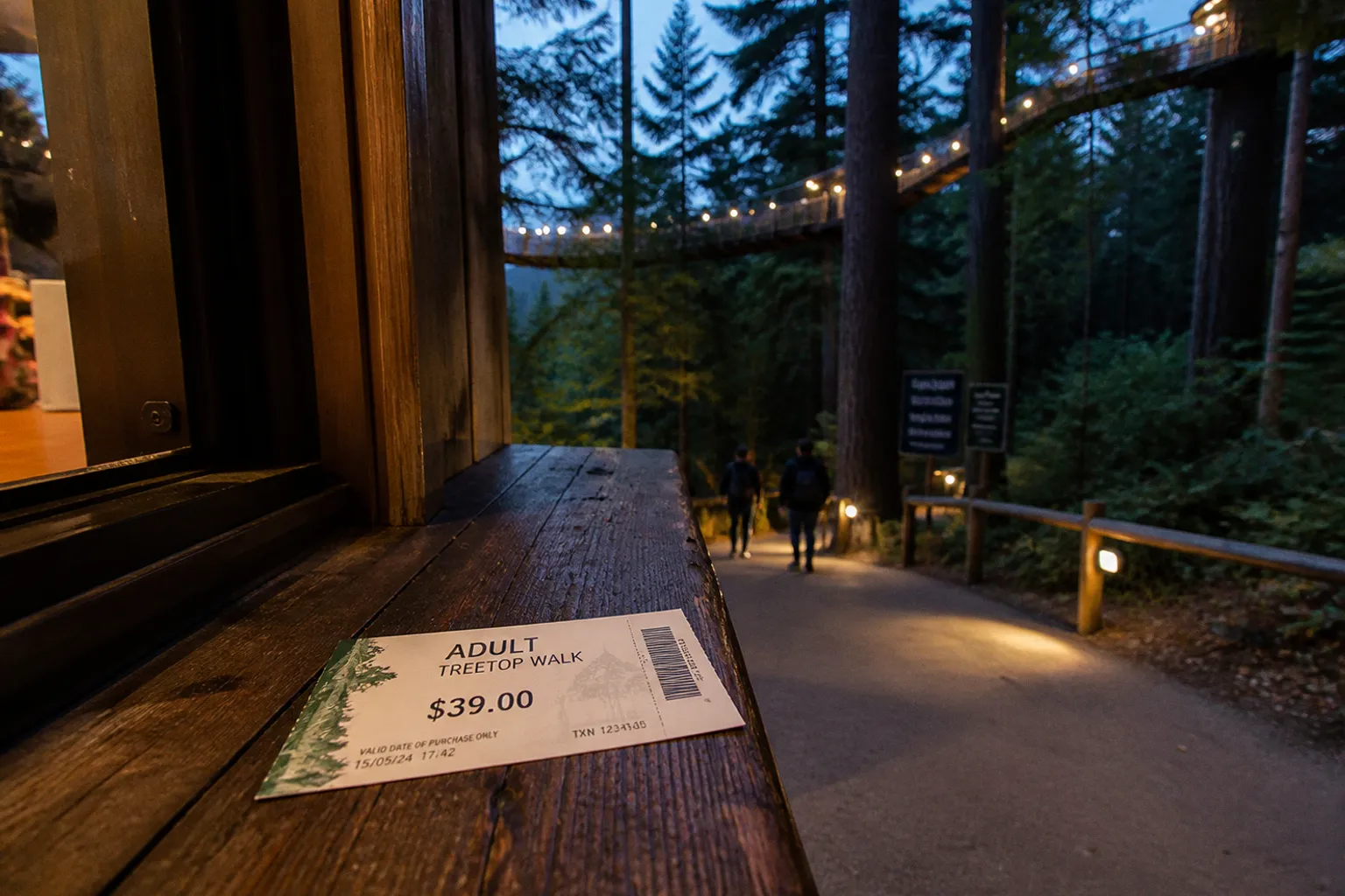 West Coast Treetop Walk tarifs : le fonctionnement des billets